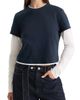 Good American Good American The Combo Layered T-Shirt - 1