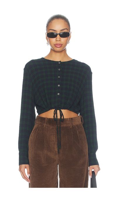 Good American Good American The Crinkle Cinched Shirt