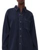 Good American Good American The Denim Oversized Button Down Shirt Indigo1389 - 1