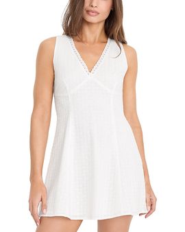 Good American Good American The Eyelet Cotton Mini Dress