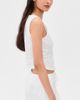 Good American Good American The Eyelet Top White001 - 4