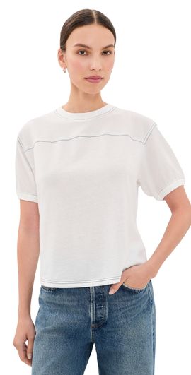 Good American Good American The Gym Tee Chalk