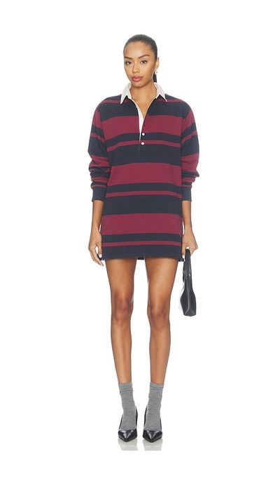 Good American Good American The Knit Rugby Mini Dress
