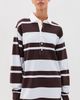 Good American Good American The Knit Rugby Mini Dress Sky Mocha Club Stripe - 2