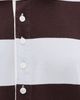 Good American Good American The Knit Rugby Mini Dress Sky Mocha Club Stripe - 6