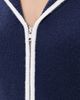 Good American Good American The Knit Sailor Zip Up New Navy002 - 6
