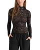 Good American Good American The Lace Turtleneck Bodysuit - 3