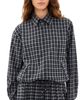 Good American Good American The Lightweight Bomber Charcoal Plaid - 1