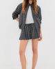 Good American Good American The Lightweight Bomber Charcoal Plaid - 5