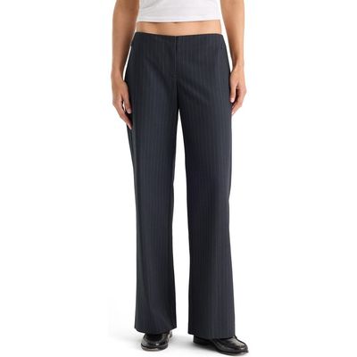 Good American Good American The Low Rise Pinstripe Trousers