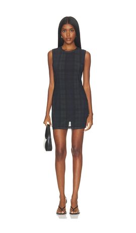 Good American Good American The Mesh Mini Dress