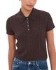 Good American Good American The Micro Cable Polo Pullover Espresso - 1