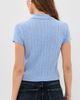 Good American Good American The Micro Cable Polo Sky - 3