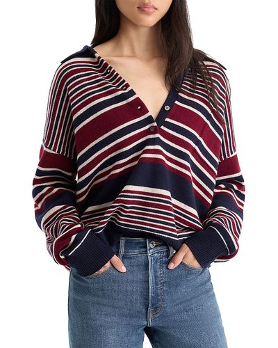 Good American Good American The Oversized Rugby Sweater