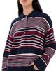 Good American Good American The Oversized Rugby Sweater Multi Stripe - 1