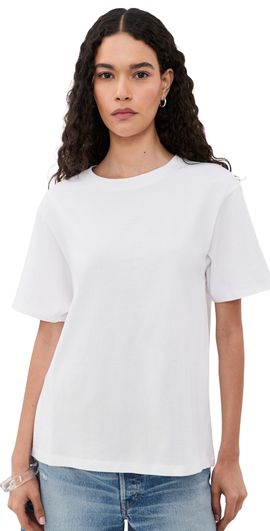 Good American Good American The Oversized Tee White001