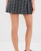 Good American Good American The Pleated Skirt Charcoal Plaid - 3