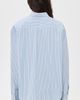 Good American Good American The Poplin Easy Shirt Summer Sky Stripe - 3