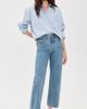 Good American Good American The Poplin Easy Shirt Summer Sky Stripe - 5