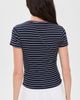 Good American Good American The Rib Baby Tee SIMPLE STRIPE HORIZON INK - 3