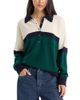 Good American Good American The Rugby Wool & Cashmere Crewneck Sweater - 1