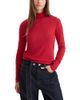 Good American Good American The Sheer Rib Knit Turtleneck Top - 1
