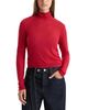 Good American Good American The Sheer Rib Knit Turtleneck Top - 3