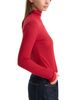 Good American Good American The Sheer Rib Knit Turtleneck Top - 5