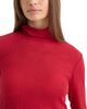 Good American Good American The Sheer Rib Knit Turtleneck Top - 6