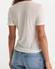 Good American Good American The Sheer Rib T-Shirt - 2