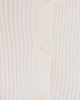 Good American Good American The Shrunken Cable Cardigan Chalk - 6