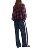 Good American Good American The Track Pant Mid Rise Pull On Jeans in New Navy - 3