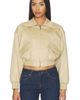 Good American Good American The Twill Cropped Bomber - 2