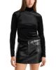 Good American Good American The Velvet Turtleneck Top - 1