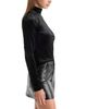 Good American Good American The Velvet Turtleneck Top - 4