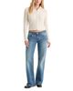 Good American Good American The Wool Cashmere Cable Zip Up Sweater - 2