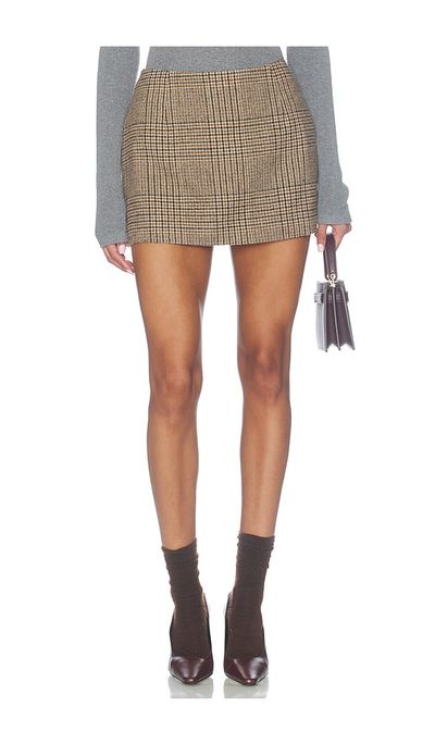 Good American Good American The Wool Mini Skirt