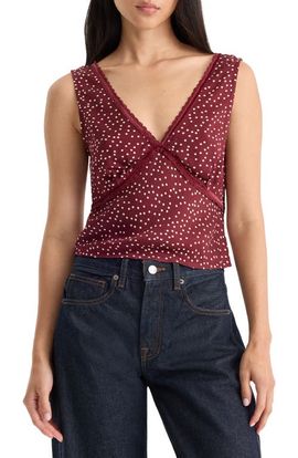 Good American Good American The Woven V Neck Top