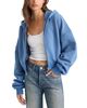 Good American Good American The Zip Up Sweatshirt - 2