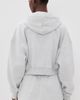 Good American Good American The Zip Up Sweatshirt Heather Grey - 3