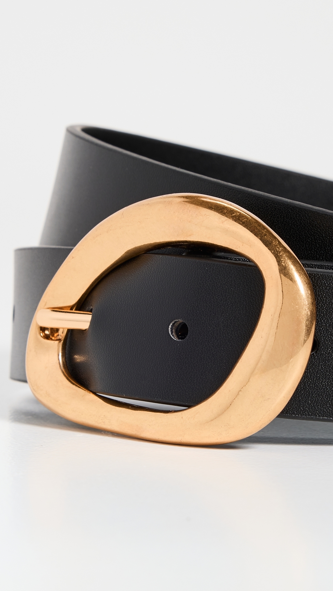 Good American - Underwater Gold Loop Belt Black001 L/XL display picture 3