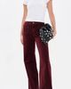 Good American Good American Velvet Good Waist Palazzo Jeans Berry Noir - 5