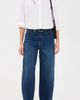 Good American Good American Vintage Barrel Ankle Jeans Meridian - 5