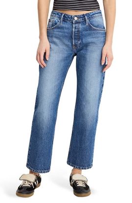 Good American Good American 'Vintage Fit' Straight Leg Ankle Jeans
