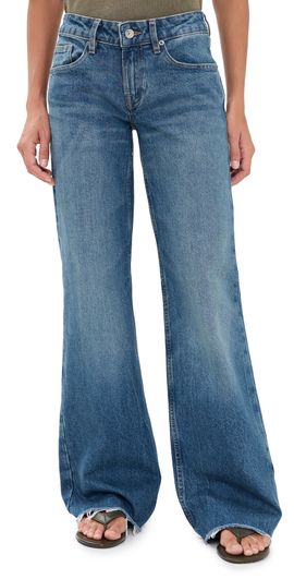 Good American Good American Vintage Low Rise Loose Jeans Troubled Water