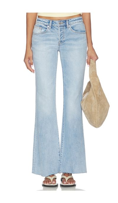 Good American Good American Vintage Low Rise Relaxed Flare Jeans