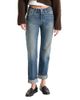 Good American Good American Vintage Mid Rise Straight Ankle Jeans in Indigo1282 - 1