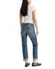 Good American Good American Vintage Mid Rise Straight Ankle Jeans in Indigo1282 - 3