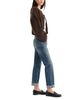 Good American Good American Vintage Mid Rise Straight Ankle Jeans in Indigo1282 - 4
