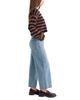Good American Good American Vintage Mid Rise Wide Leg Ankle Jeans in Zaney - 4